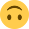 Upside-Down Face emoji on Twitter
